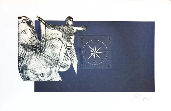Zeus ll. Collage von Traute Molik-Riemer