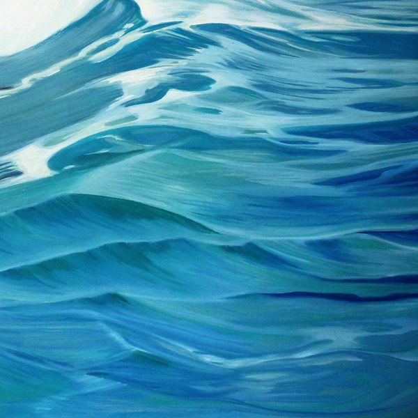 Detail aus Eismeer von Traute Molik-Riemer