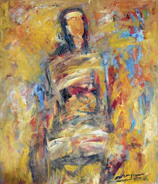 Frau im Licht. Gemälde von Krayem Maria Awad